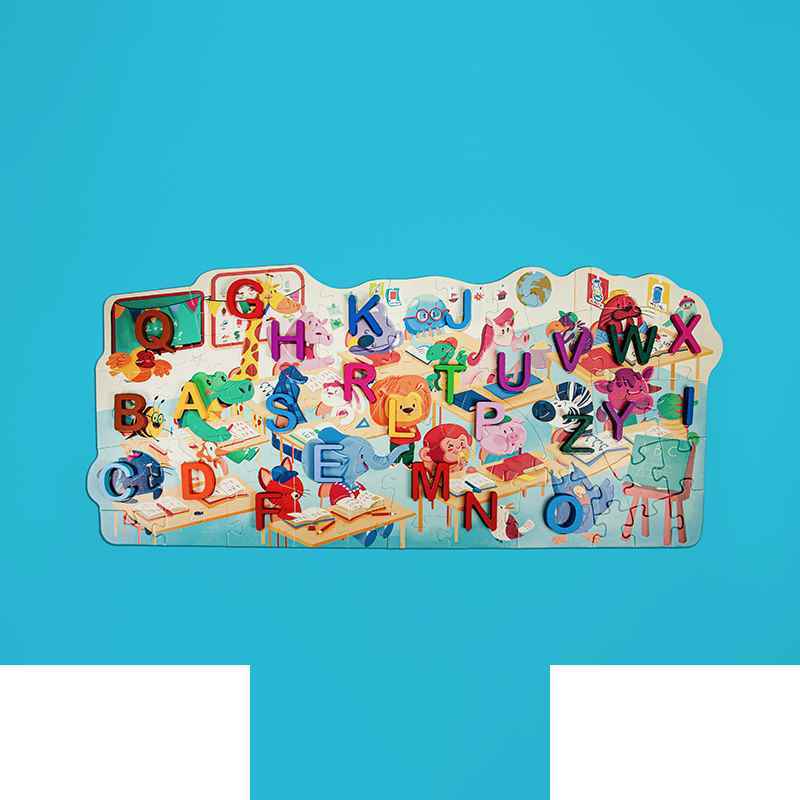 پازل آموزشی کیدفنز مدل الفبای انگلیسی  Alphabet کد 2410